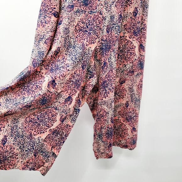 Zara TRF Salmon Pink Blue White Multicolored Sleeveless Romper Women's Size S - Picture 6 of 9